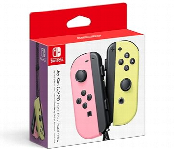 Express Delivery - Nintendo Pastel Pink And Pastel Yellow Joy Con L.r Switch - ID 7157641