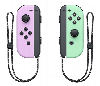 Express Delivery - Nintendo Pastel Purple And Pastel Green Joy Con L.r Switch - ID 7157642