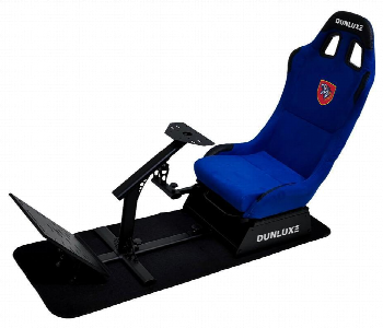 Express Delivery - Racing Wheel Stand With Seat Gaming Chair Driving. Blue - ID 7157739