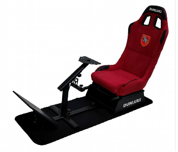 Express Delivery - Racing Wheel Stand With Seat Gaming Chair Driving. Red - ID 7157740