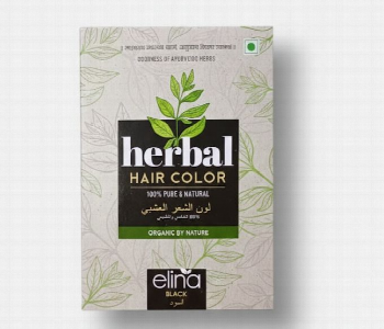 Express Delivery - Elina Herbal Hair Colour Black 100Gm - ID 7157781
