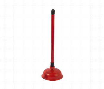 Express Delivery - Toilet Plunger Wood Handle Red - ID 7157856
