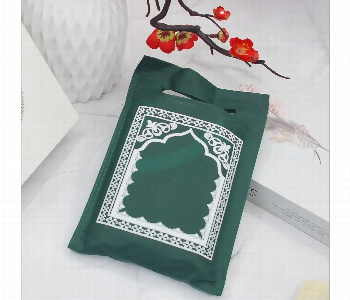 Express Delivery - Portable Muslim Prayer Mat Lightweight Travel Ramadan Use Green - ID 7158285