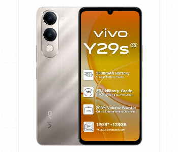 Express Delivery - Vivo Y29S 5G 6Gb 128Gb Gold Dual Camera Smartphone - ID 7158317