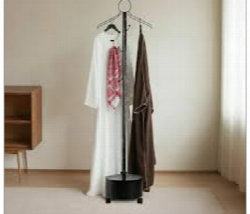 Express Delivery - Porodo Lifestyle Essentia Clothing Bakhour Hanger With Storage Tray And Wheels - ID 7158369