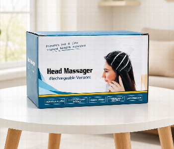 Express Delivery - Battery Operated Head Massager Scalp Massager With 3 Massage Modes Grey - ID 7158524
