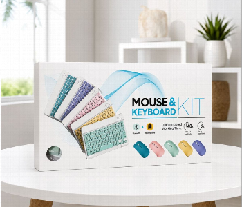 Express Delivery - Rechargeable Bluetooth Keyboard And Mouse Set With Backlit Keyboard White Wireless Combo - ID 7158538