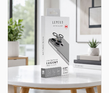 Express Delivery - Levelo Lucent Trio 9H Camera Lens Protector For Iphone 15 Pro And 15 Pro Max Silver Lvlldcl15Psl - ID 7158640
