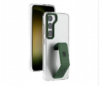 Express Delivery - Levelo Morphix Clara S23 Pro Gripstand Back Case Green - ID 7158651