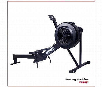 Express Delivery - Okpro Ok9191Rowing Cardio Machine With Lcd Display - ID 7158670