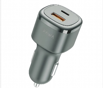 Express Delivery - Pawa Solid Car Charger Dual Port Pd Plus Qc 50W Pwcc50Qcgy - ID 7158779