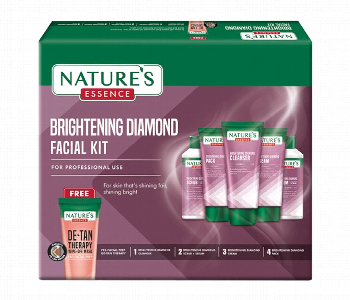 Express Delivery - Natures Essence Brightening Diamond Facial Kit - ID 7158889