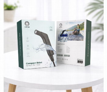 Express Delivery - Green Lion Portable Bidet Sprayer Black Compact Travel Personal Hygiene Water Sprayer - ID 7158964