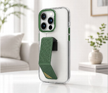 Express Delivery - Levelo Morphix Clara Grip Case For Iphone 15 Pro Green Lvlmcgc15Pgn - ID 7159089
