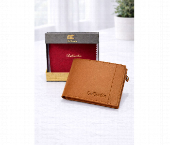 Express Delivery - Decardin Mens Bi Fold Wallet Tan - ID 7159127