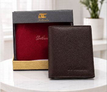 Express Delivery - Decardin D1021 Bw Premium Bi Fold Leather Wallet For Men Card Slots Cash Compartment And Coin Pocket Brown - ID 7159150