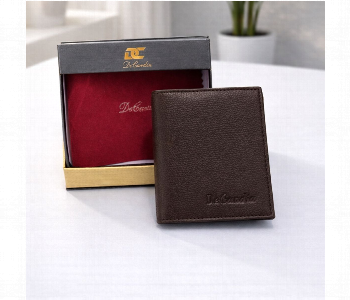 Express Delivery - Decardin Premium Bi Fold Leather Wallet For Men  Brown - ID 7159150
