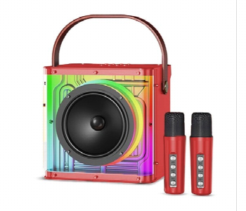 Express Delivery - M23 Plus Wireless Karaoke Speaker 7 Inch With Dual Mics - ID 7159203