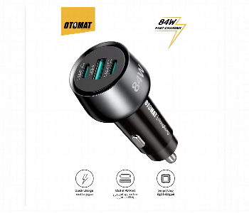Express Delivery - Otomat Ot 361 84W Fast Car Charger Dual Usb C Pd - ID 7159225