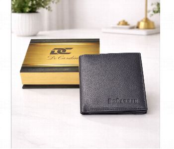 Express Delivery - Decardin Premium Bi Fold Leather Wallet For Men Blue - ID 7159316