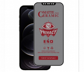 Express Delivery - Iphone 14 Pro Max Privacy Ceramic Matte Screen Guard - ID 7159329