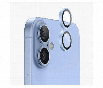 Express Delivery - Iphone 17 Mist Blue Camera Lens Protector Metal Ring Set - ID 7159366