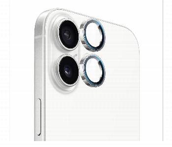 Express Delivery - Iphone 17 White Camera Lens Protector Metal Ring Set - ID 7159371