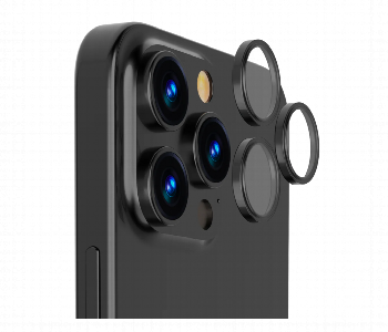 Express Delivery - Iphone 16 Pro Max Camera Protector Black Titanium Glass - ID 7159396
