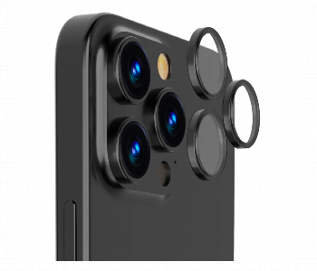 Express Delivery - Iphone 16 Pro Camera Protector Black Titanium Glass - ID 7159400