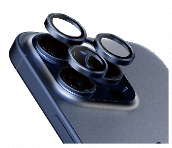 Express Delivery - Iphone 15 Pro Max Blue Titanium Camera Protector - ID 7159449