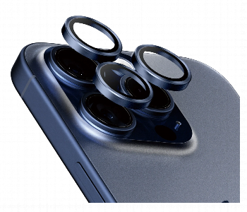 Express Delivery - Iphone 15 Pro Blue Titanium Camera Protector - ID 7159453