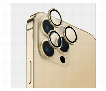 Express Delivery - Iphone 12 Pro Max Gold Camera Protector - ID 7159492
