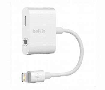 Express Delivery - Belkin Audio Plus Charge Adapter F8J212 Lightning 3.5Mm - ID 7159597