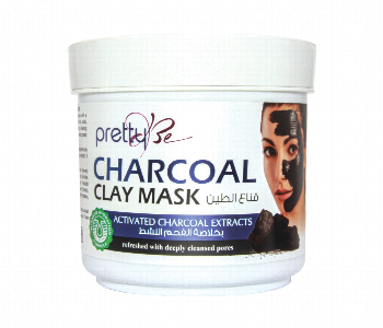 Express Delivery - Pretty Be Facial Mask Charcoal 600Ml - ID 7159635
