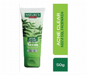 Express Delivery - Natures Essence Acne Clear Neem Face Wash 50G - ID 7159646
