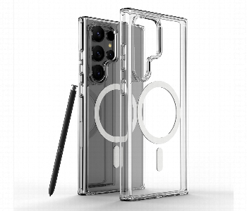 Express Delivery - Samsung S24 Ultra Clear Magsafe Magnetic Case - ID 7159689