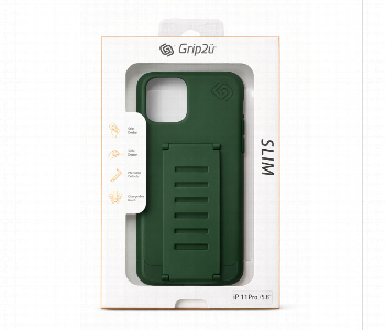 Express Delivery - Grip2U Slim Clear Case For Iphone 11 Pro 5.8 Inch Green - ID 7159707