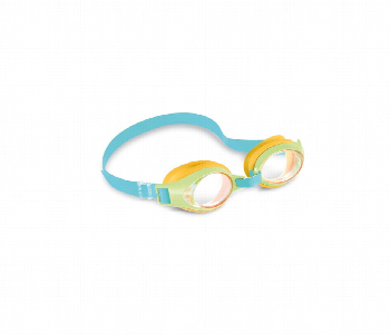 Express Delivery - Intex Play Junior Goggles 3 To 8 Anti Fog Green Blue Orange - ID 7160002