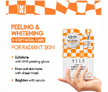 Express Delivery - Elle Radiance Kit Peeling And Whitening Mask - ID 7160074