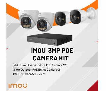 Express Delivery - Imou 3Mp Poe Outdoor Indoor Security Camera Kit - ID 7160087