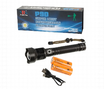 Express Delivery - X Balsg P90 Super Light Rechargeable Flashlight - ID 7160200