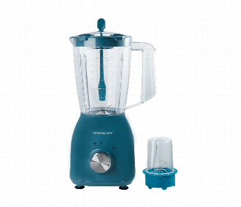 Express Delivery - Hamilton Ht3303 2 In 1 Juicer Blender 400W With Grinder Jar Blue - ID 7160319