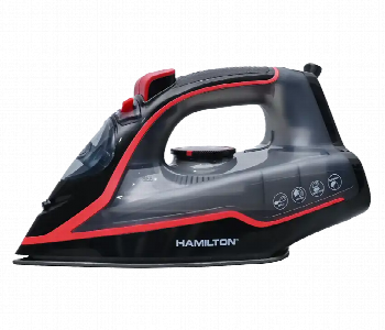 Express Delivery - Hamilton Ht39Si 2400W Steam Iron Teflon Soleplate Black - ID 7160331