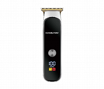 Express Delivery - Hamilton Rechargeable Hair Clipper Ht2274 Digital Display Black - ID 7160366