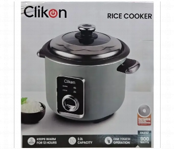 Express Delivery - Clikon Ck2737 2.2 Litre Rice Cooker With Color Panel 900W - ID 7160425