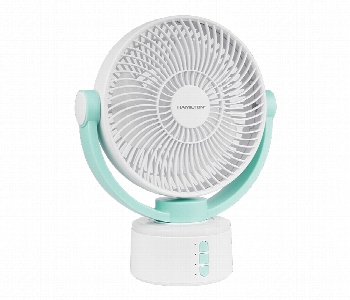 Express Delivery - Hamilton Table Fan Ht7092 8 Inch Rechargeable Led Green - ID 7160532