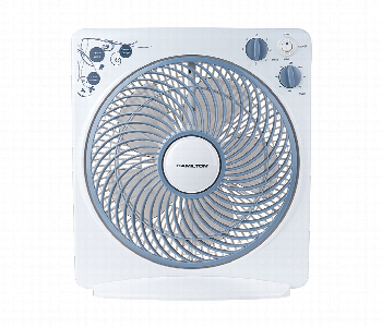 Express Delivery - Hamilton Box Fan Ht7429 12 Inch 40W Timer Swing Fan - ID 7160548
