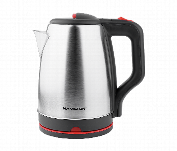 Express Delivery - Hamilton Electric Kettle Ht5803 2.0L 1500W Silver And Black - ID 7160563
