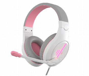 Express Delivery - Meetion Gaming Headset Mt Hp021 3.5Mm Stereo Audio White And Pink - ID 7160737