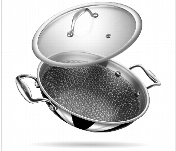 Express Delivery - Stahl Artisan Hybrid Kadhai Sl106328 28Cm With Lid - ID 7160901